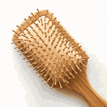 Premium Bamboo Paddle Hair Brush for Women & Men I Plastic-Free, Eco Choice for Hair Care I