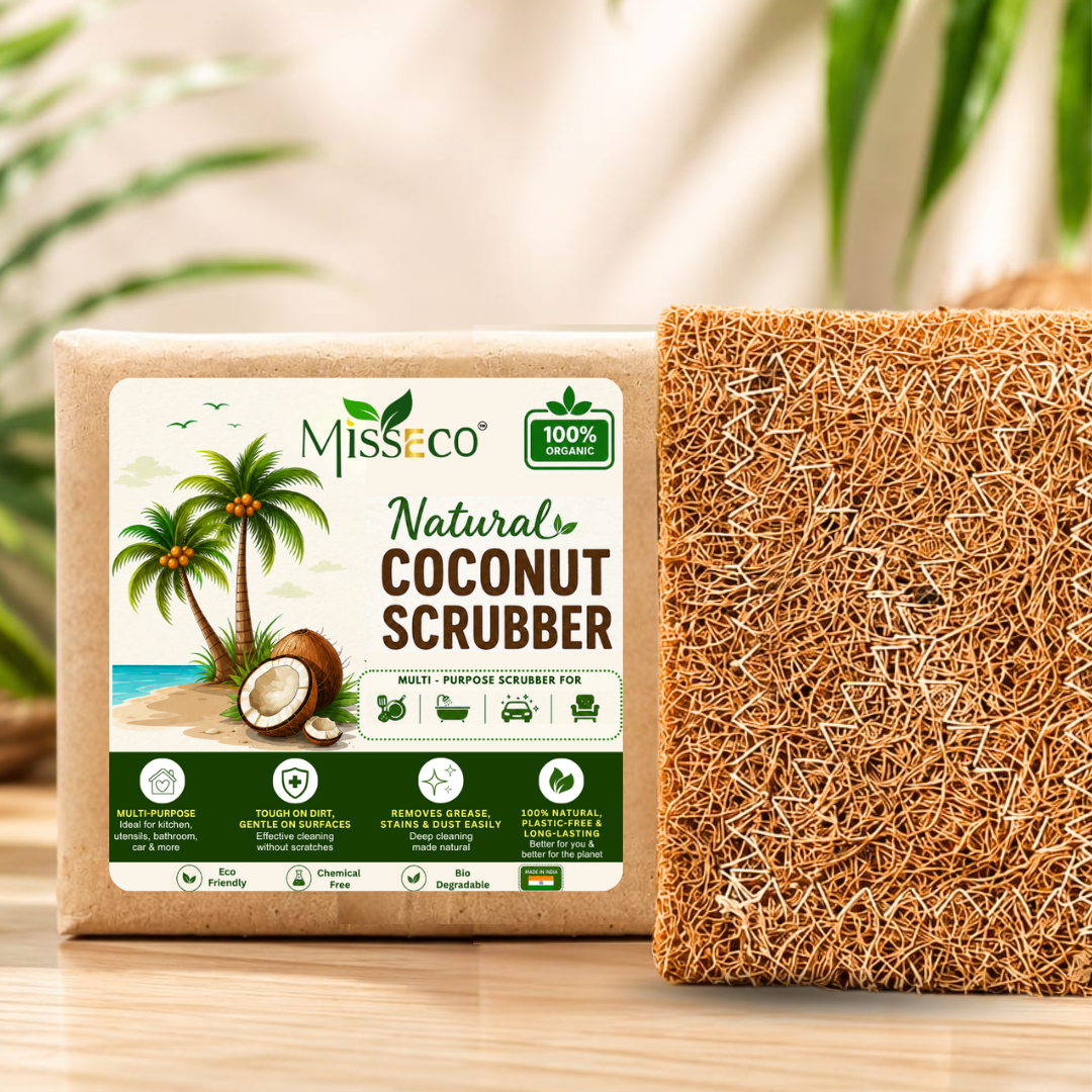 Coconut Coir Scrubber Front View