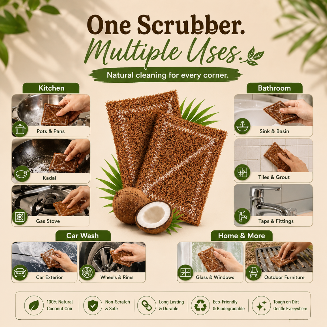 Natural Kitchen Scrubber